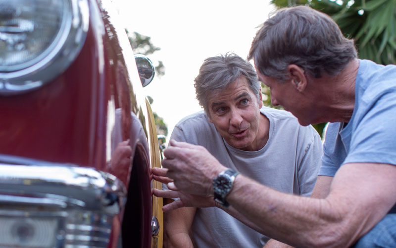 Inspect classic car before financing